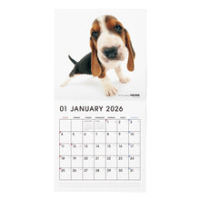 画像をギャラリービューアに読み込む, THE DOG 2026年カレンダー 大判サイズ(バセット・ハウンド)