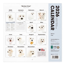 Lea la imagen en la vista de la galería, THE DOG 2026年カレンダー 大判サイズ(ビション・フリーゼ)