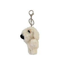 Read the image into the gallery view, THE DOG Plush Keychain Bichon Frise