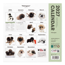 画像をギャラリービューアに読み込む, THE DOG 2027年カレンダー 大判サイズ(ペキニーズ)の裏表紙