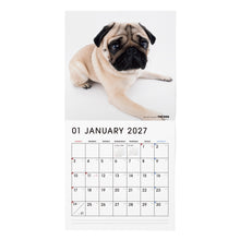 画像をギャラリービューアに読み込む, THE DOG 2027年カレンダー 大判サイズ(パグ)の1月