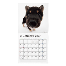 画像をギャラリービューアに読み込む, THE DOG 2027年カレンダー 大判サイズ(柴)の1月
