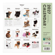 画像をギャラリービューアに読み込む, THE DOG 2027年カレンダー 大判サイズ(柴)の裏表紙