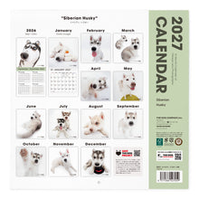 画像をギャラリービューアに読み込む, THE DOG 2027年カレンダー 大判サイズ(シベリアン・ハスキー)の裏表紙
