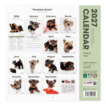 画像をギャラリービューアに読み込む, THE DOG 2027年カレンダー 大判サイズ(ヨークシャー・テリア)の裏表紙