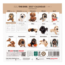 画像をギャラリービューアに読み込む, THE DOG 2027年カレンダー ミニサイズ(ダックスフンド)の裏表紙