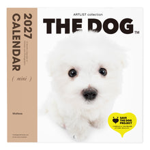 画像をギャラリービューアに読み込む, THE DOG 2027年カレンダー ミニサイズ(マルチーズ)の表紙