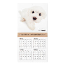 画像をギャラリービューアに読み込む, THE DOG 2027年カレンダー ミニサイズ(マルチーズ)の2026年部分