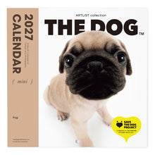画像をギャラリービューアに読み込む, THE DOG 2027年カレンダー ミニサイズ(パグ)の表紙