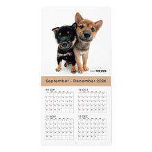 画像をギャラリービューアに読み込む, THE DOG 2027年カレンダー ミニサイズ(柴)の2026年部分
