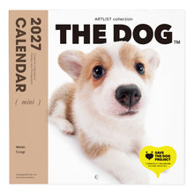 画像をギャラリービューアに読み込む, THE DOG 2027年カレンダー ミニサイズ(ウェルシュ・コーギー)の表紙