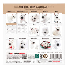 画像をギャラリービューアに読み込む, THE DOG 2027年カレンダー ミニサイズ(ウエスト・ハイランド・ホワイト・テリア)の裏表紙