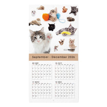 画像をギャラリービューアに読み込む, THE CAT 2027年カレンダー ミニサイズ(オールスター)の2026年部分