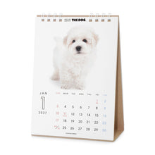갤러리보기에 이미지를 읽고 THE DOG 2027年カレンダー 卓上サイズ(ビション・フリーゼ)の1月