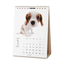 画像をギャラリービューアに読み込む, THE DOG 2027年カレンダー 卓上サイズ(キャバリア・キング・チャールズ・スパニエル)の1月
