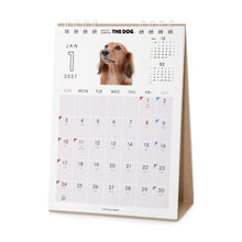 將圖像閱讀到畫廊視圖中, THE DOG 2027年カレンダー 卓上サイズ(ダックスフンド)の1月(裏)