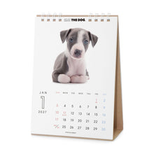 画像をギャラリービューアに読み込む, THE DOG 2027年カレンダー 卓上サイズ(イタリアン・グレイハウンド)の1月