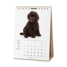 갤러리보기에 이미지를 읽고 THE DOG 2027年カレンダー 卓上サイズ(プードル)の1月