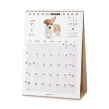갤러리보기에 이미지를 읽고 THE DOG 2027年カレンダー 卓上サイズ(ウェルシュ・コーギー)の1月(裏)