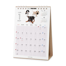 画像をギャラリービューアに読み込む, THE DOG 2027年カレンダー 卓上サイズ(オールスター)の1月(裏)