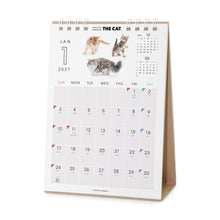 갤러리보기에 이미지를 읽고 THE CAT 2027年カレンダー 卓上サイズ(オールスター)の1月(裏)