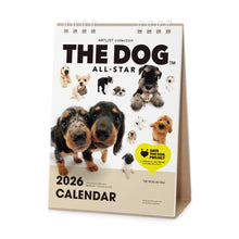 画像をギャラリービューアに読み込む, THE DOG 2026年カレンダー 卓上サイズ(オールスター)