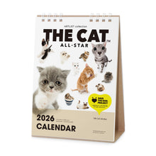 画像をギャラリービューアに読み込む, THE CAT 2026年カレンダー 卓上サイズ(オールスター)