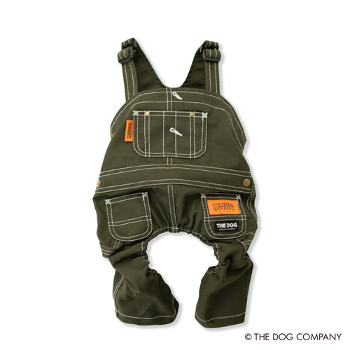 THE DOG × UNIVERSAL OVERALL フレンチ・ブルドッグオーバーオール(カーキ )