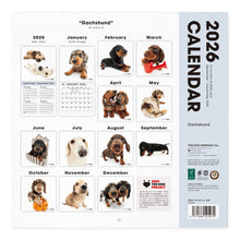 Lea la imagen en la vista de la galería, THE DOG 2026年カレンダー 大判サイズ(ダックスフンド)