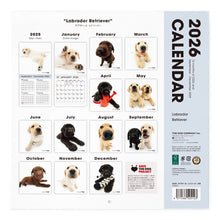 Lea la imagen en la vista de la galería, THE DOG 2026年カレンダー 大判サイズ(ラブラドール・レトリーバー)