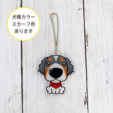 Read the image into the gallery view, THE DOG × THREEB key chain Bernese Mountain Dog