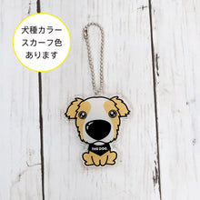 Read the image into the gallery view, THE DOG × THREEB Keychain Border Border Collie