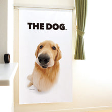 画像をギャラリービューアに読み込む, のれん THE DOG ゴールデン・レトリーバー(150cm丈)