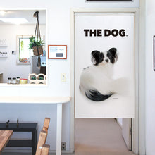 画像をギャラリービューアに読み込む, のれん THE DOG パピヨン(150cm丈)