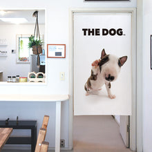 画像をギャラリービューアに読み込む, のれん THE DOG ブル・テリア(150cm丈)