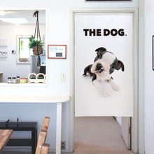 画像をギャラリービューアに読み込む, のれん THE DOG ボストン・テリア(150cm丈)