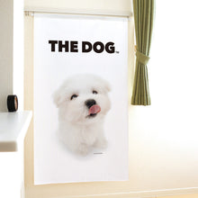 画像をギャラリービューアに読み込む, のれん THE DOG マルチーズ(150cm丈)