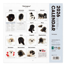 Lea la imagen en la vista de la galería, THE DOG 2026年カレンダー 大判サイズ(ペキニーズ)