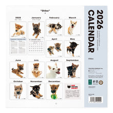 Lea la imagen en la vista de la galería, THE DOG 2026年カレンダー 大判サイズ(柴)