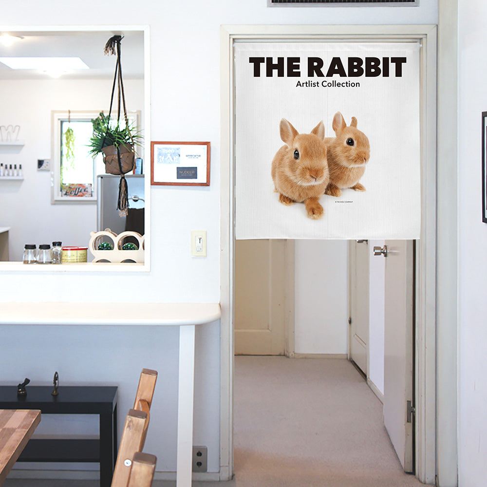 のれん THE RABBIT うさぎ8（90cm丈）