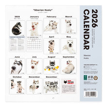 画像をギャラリービューアに読み込む, THE DOG 2026年カレンダー 大判サイズ(シベリアン・ハスキー)