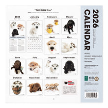 Read the image into the gallery view, THE DOG 2026年カレンダー 大判サイズ トリオ(秋田/アラスカン・マラミュート/フラットコーテッド・レトリーバー)