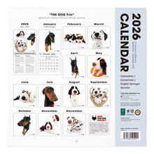 画像をギャラリービューアに読み込む, THE DOG 2026年カレンダー 大判サイズ トリオ(ダルメシアン/ドーベルマン/イングリッシュ・スプリンガー・スパニエル)