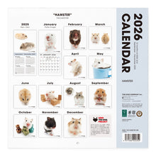 Lea la imagen en la vista de la galería, THE HAMSTER 2026年カレンダー 大判サイズ