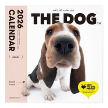 画像をギャラリービューアに読み込む, THE DOG 2026年カレンダー ミニサイズ(バセット・ハウンド)
