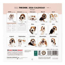 画像をギャラリービューアに読み込む, THE DOG 2026年カレンダー ミニサイズ(ビーグル)