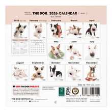 画像をギャラリービューアに読み込む, THE DOG 2026年カレンダー ミニサイズ(ブル・テリア)