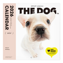 画像をギャラリービューアに読み込む, THE DOG 2026年カレンダー ミニサイズ(フレンチ・ブルドッグ)
