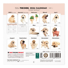 Lea la imagen en la vista de la galería, THE DOG 2026年カレンダー ミニサイズ(ゴールデン・レトリーバー)