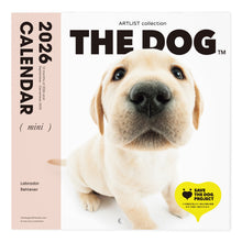画像をギャラリービューアに読み込む, THE DOG 2026年カレンダー ミニサイズ(ラブラドール・レトリーバー)